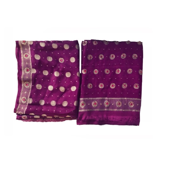 🌺 SALE $95 🌺 2 - NEW 3-Piece Unstitched Indian Suit - Picture 1 of 6